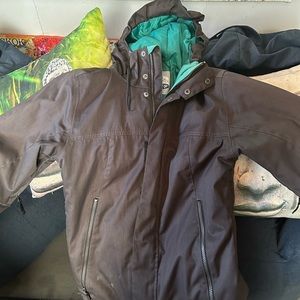 Burton like new slate Grey snowboarding jacket.  Shawn White edition.